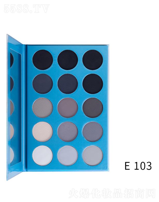 romantic beauty璀璨極光15色眼影盤-E103