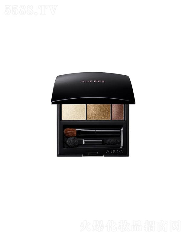 資生堂 歐珀萊神采明眸三色眼影粉 質細膩