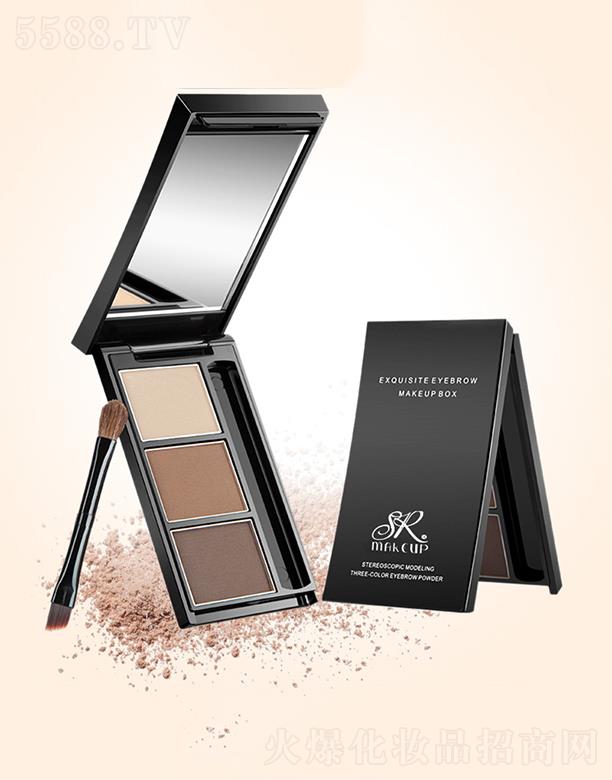 SR立體塑型三色高鼻眉粉 陰影 易上妝