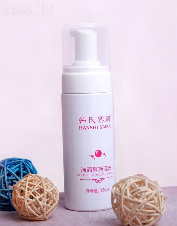 韓氏賽娜潔面慕斯泡沫